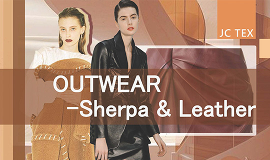 Sherpa and leather