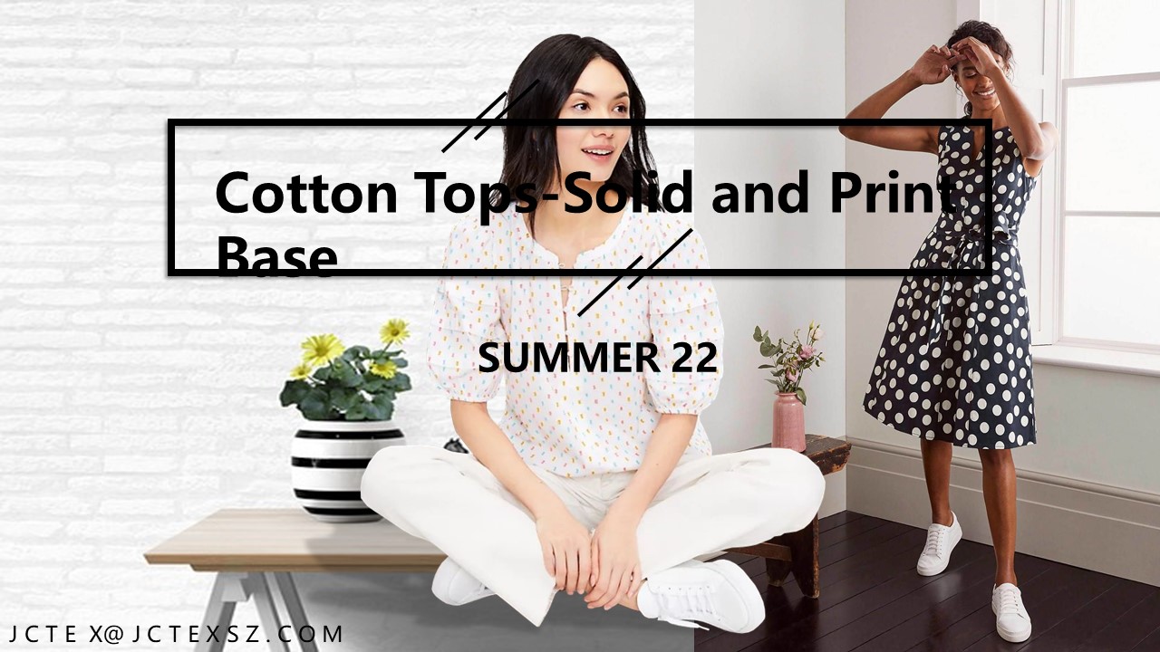 Cotton Tops-Solid and Print Base